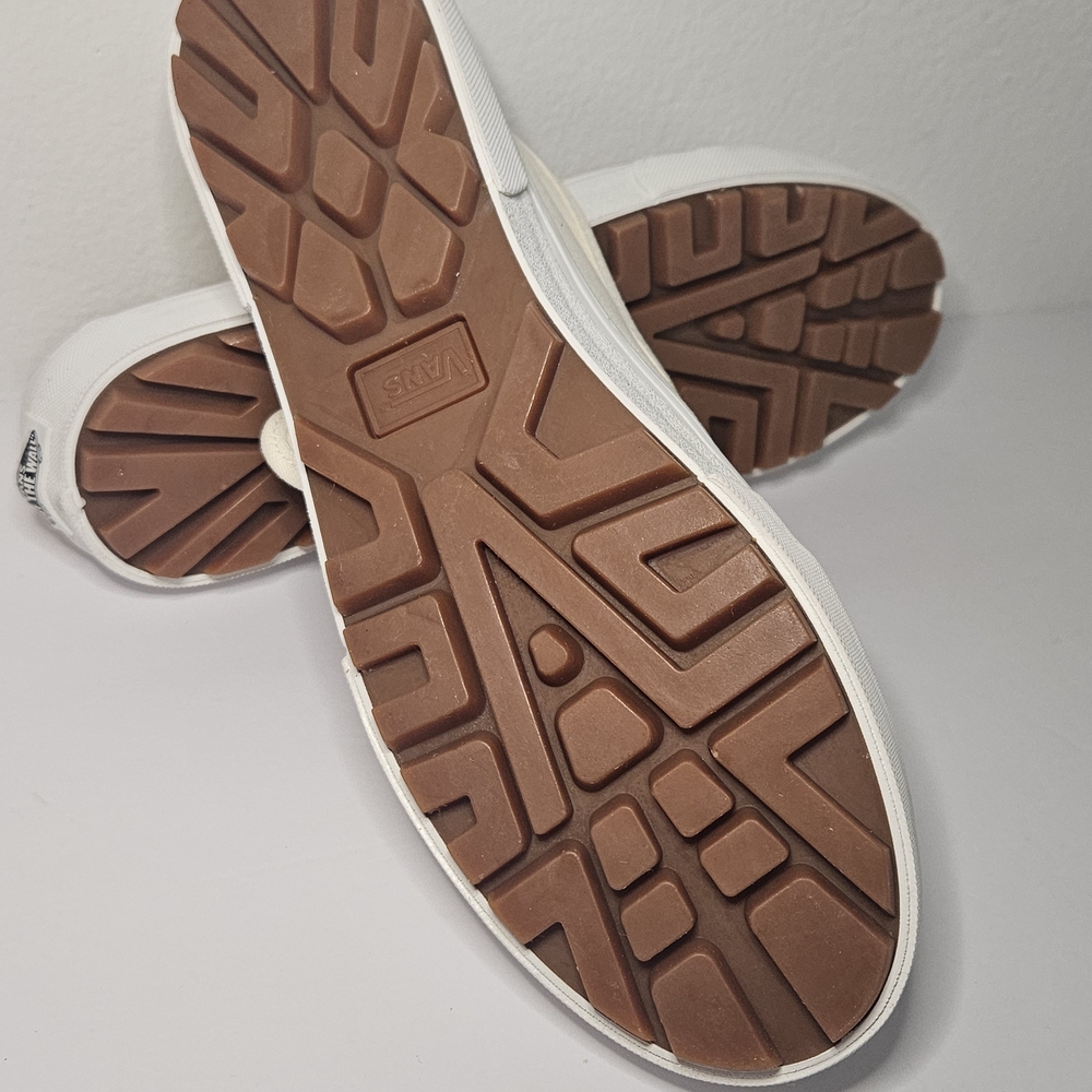 Vans Off the Wall 93 Mary Jane T Strap Style-Chunky Sole White Size 9 Women's - Picture 9 of 11
